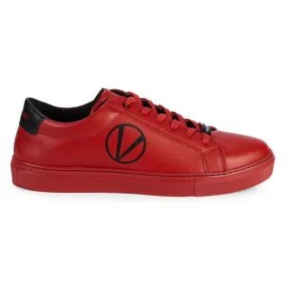 Valentino by Mario Valentino Petra Leather Platform Sneakers